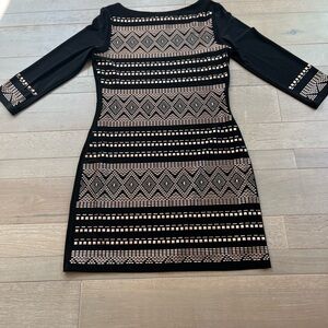 White House black market extra small cocktail dress long sleeve
